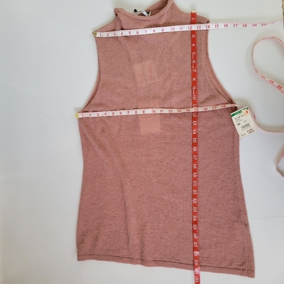 Marina Rinaldi Alpaca Blend Mock Neck Sleeveless Top Large Vintage - Picture 15 of 17